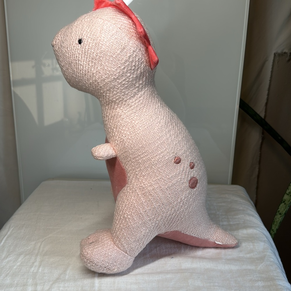 Pillowfort Pink Dinosaur Plushie - Picture 3 of 8
